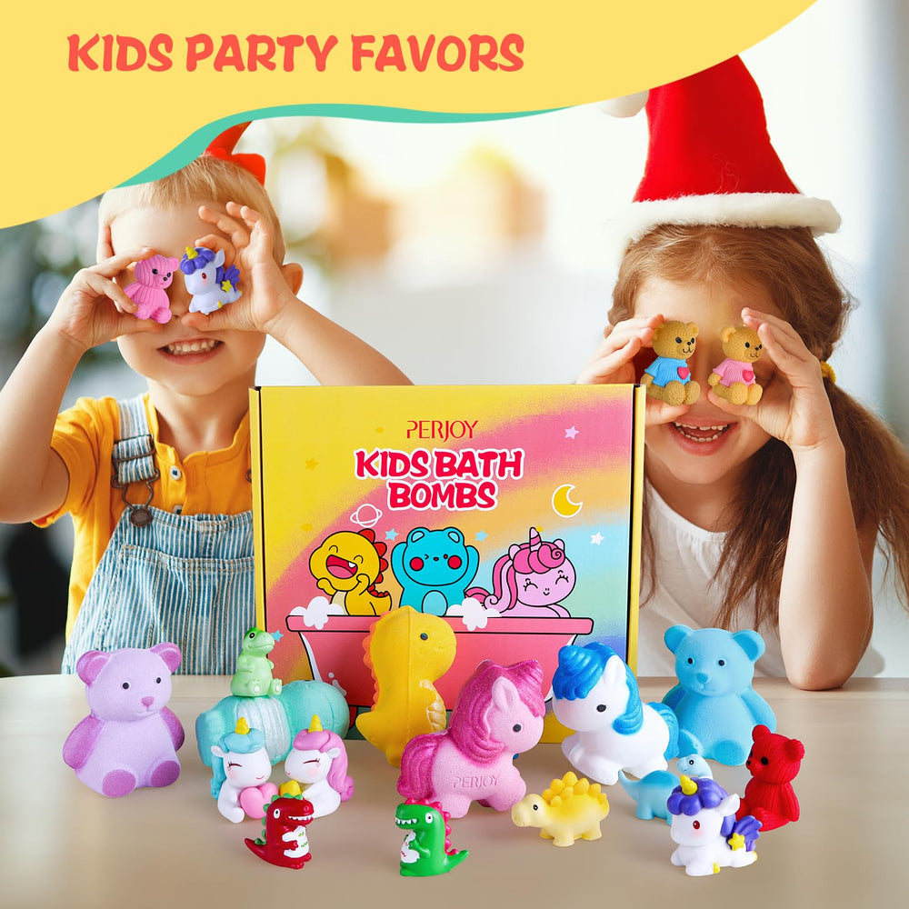 Perjoy bombas de baño para niños, ideales para canastas de Pascua o Navidad