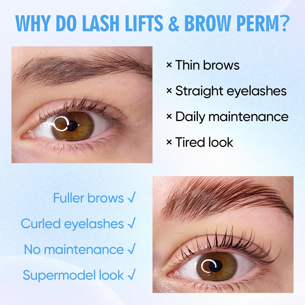 PERMANIA Lash Lift Kit: adhesivo suave para fijar tiras sin irritación.