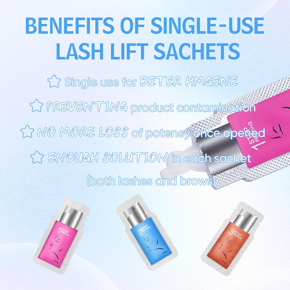 PERMANIA Lash Lift Kit: almohadillas de elevación para ajustar el ángulo de rizado.