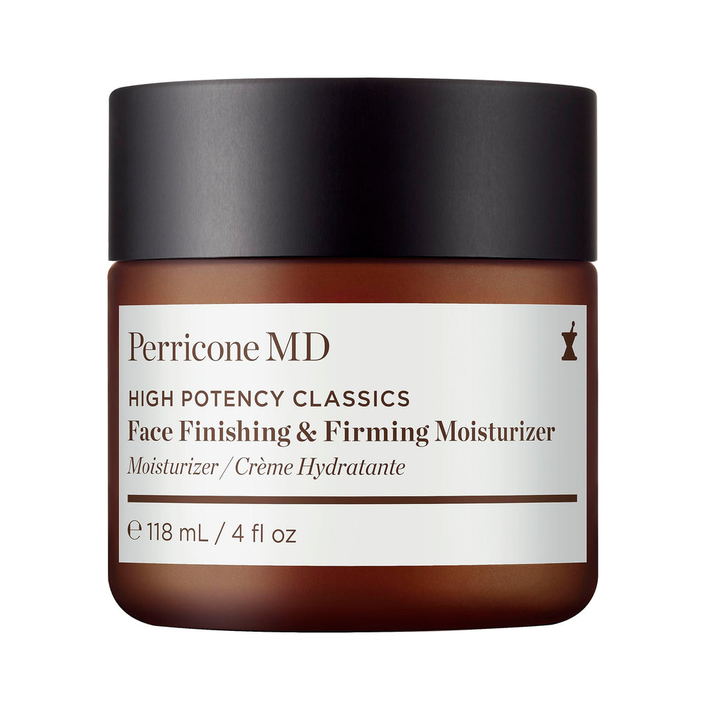 Perricone MD crema facial en frasco rosado lista para hidratación profunda.