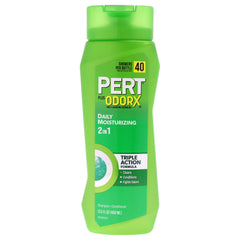 Pert Plus 2 en 1: espuma abundante para cabello normal.