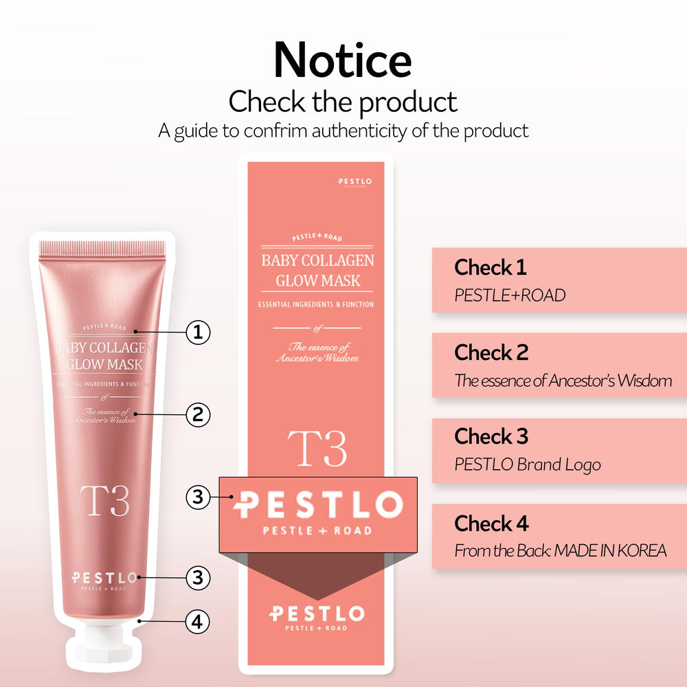 PESTLO Baby Collagen Glow Mask: hidratación nocturna para una piel radiante durante la noche