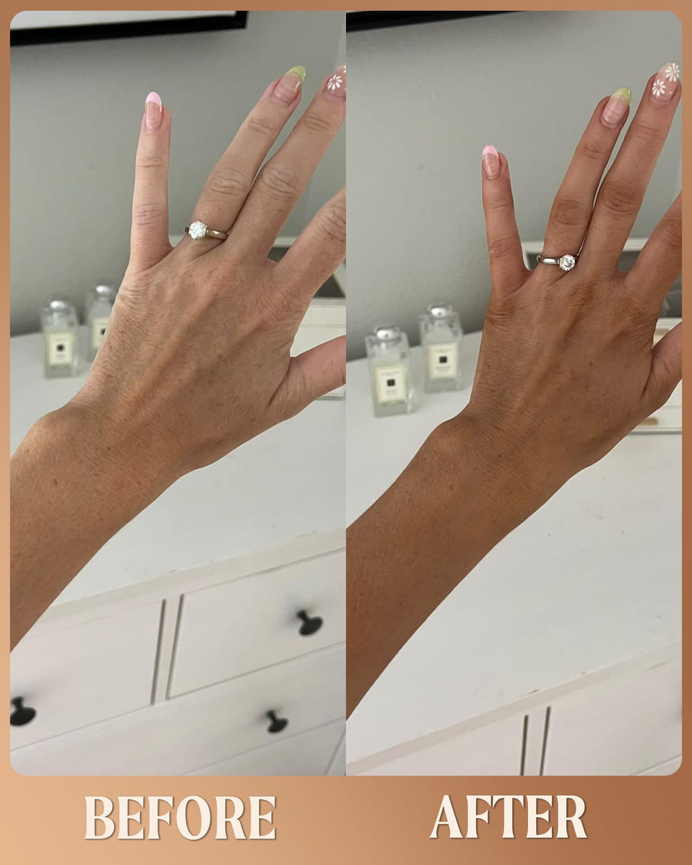 Envase de Peta Jane Mousse Bronceadora hecho en EE. UU