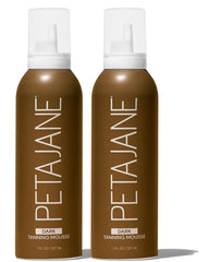 Peta Jane Mousse Bronceadora Oscura en botella, bronceado uniforme y fácil de aplicar.