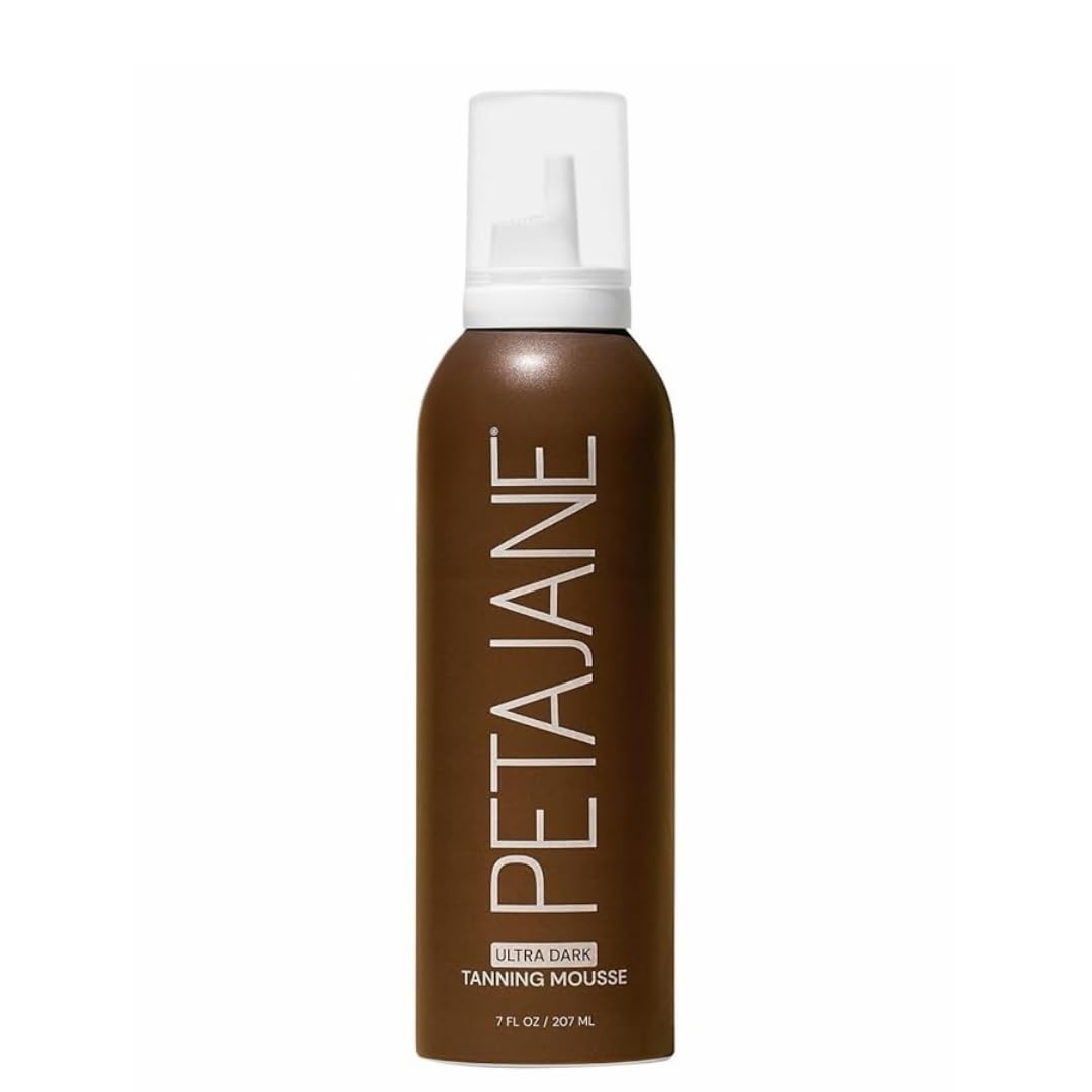 Peta Jane Ultra Dark Mousse en botella de 7 oz, bronceado intenso.