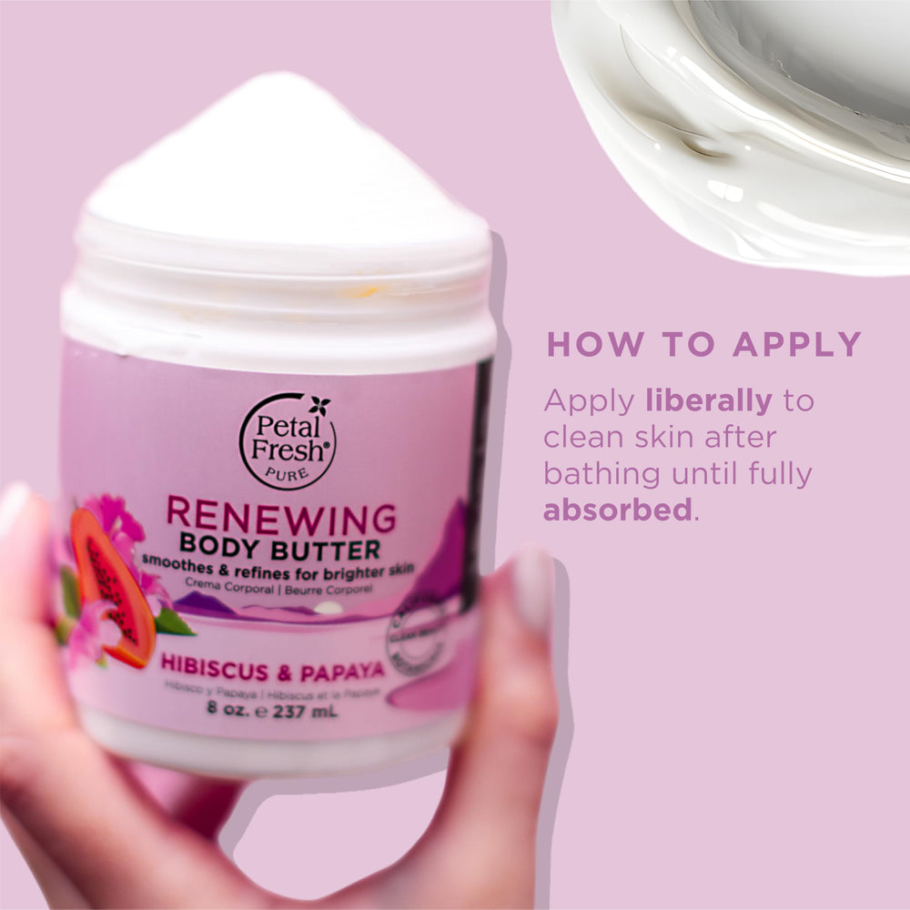 Petal Fresh aplicación suave, se desliza fácilmente y se absorbe bien.