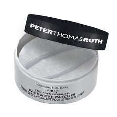 Parches Firmx Collagen Hydra-Gel para ojos y rostro, firmeza y elasticidad.
