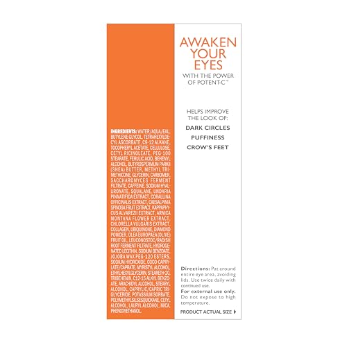 Peter Thomas Roth Potent-C Crema para ojos, aplicación suave para cuidado nocturno.