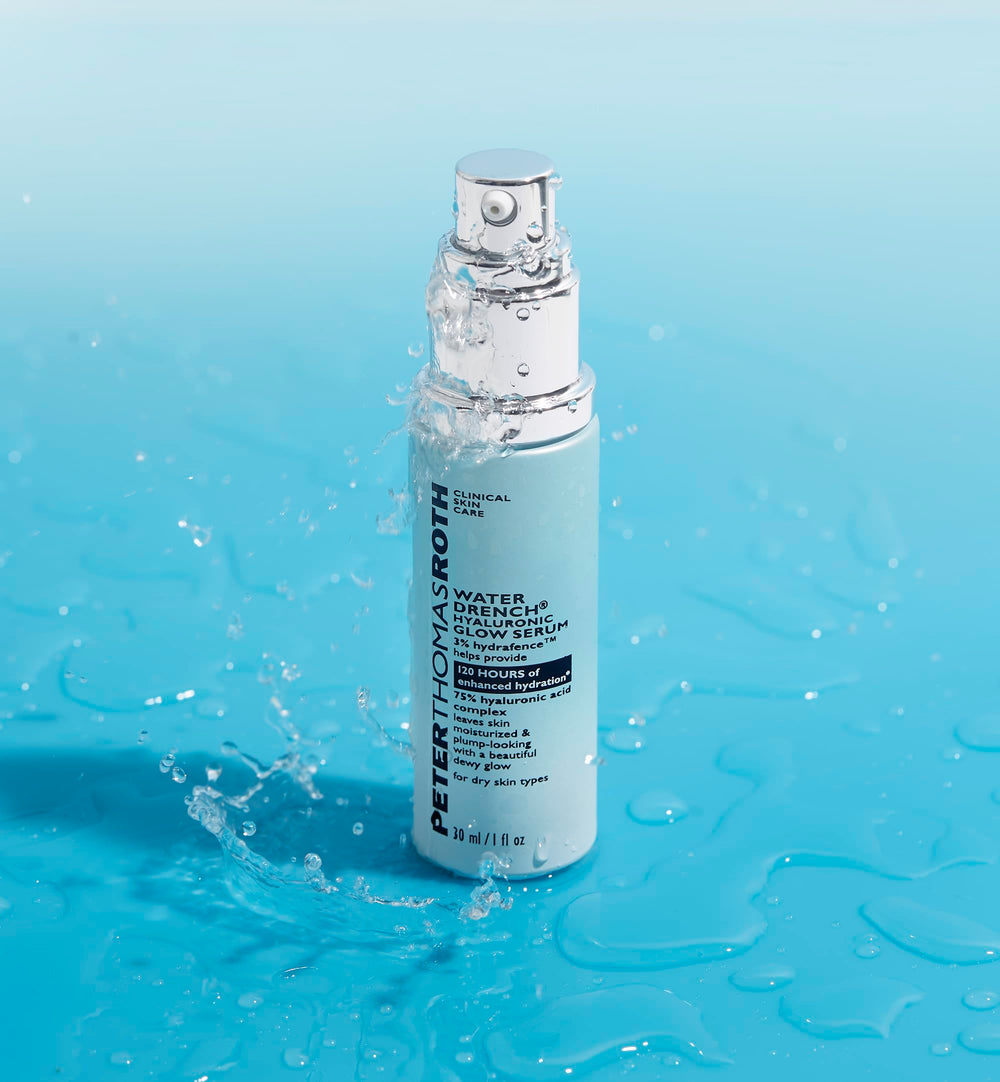 Peter Thomas Roth Water Drench: etiqueta y envase destacan calidad clínica