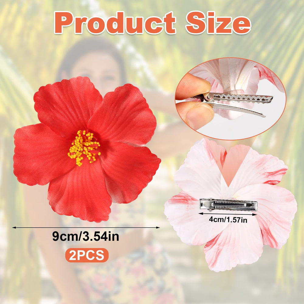 PEUTIER flor roja para el cabello, perfecto para bodas y eventos.