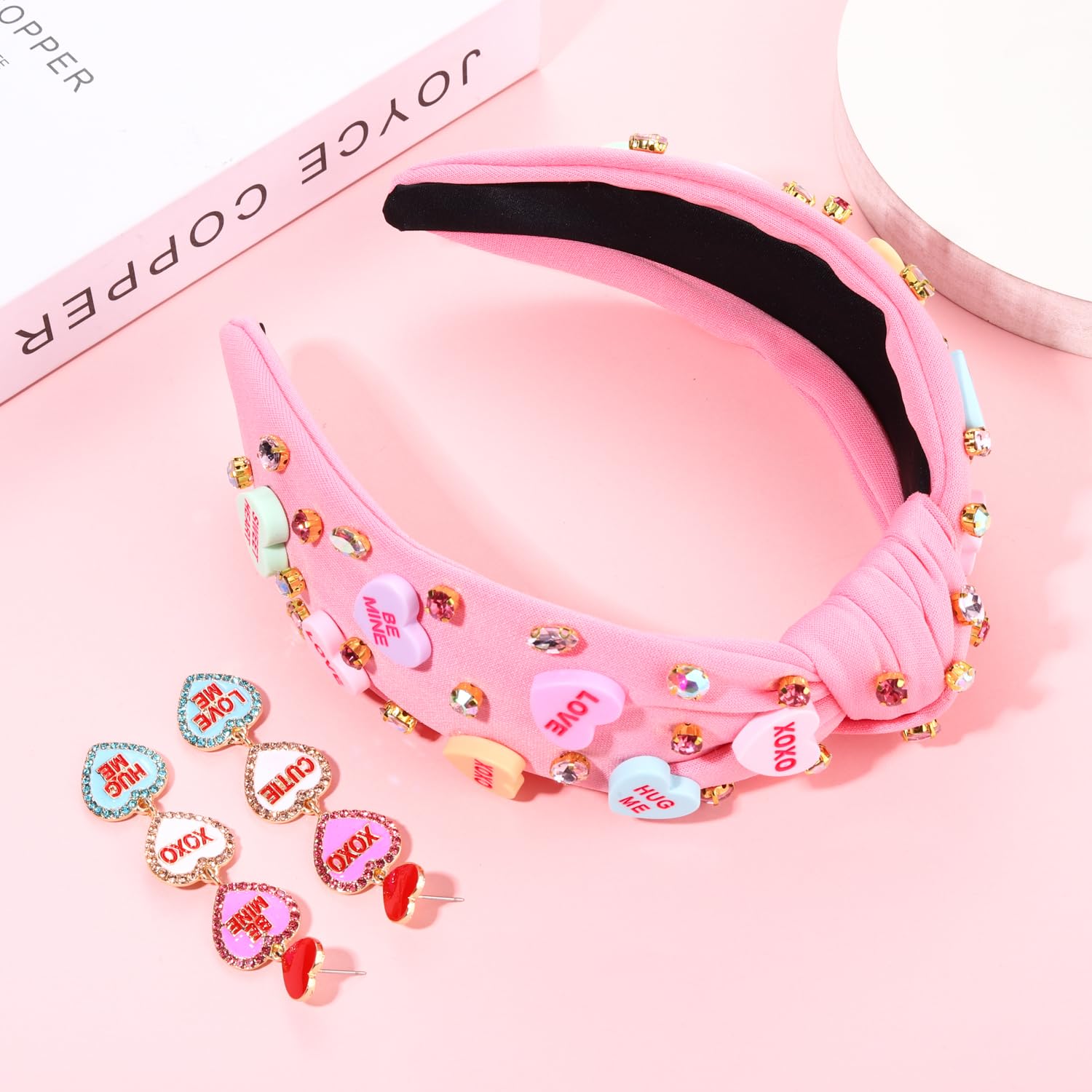 PHALIN diadema con cristales claros para ocasiones festivas
