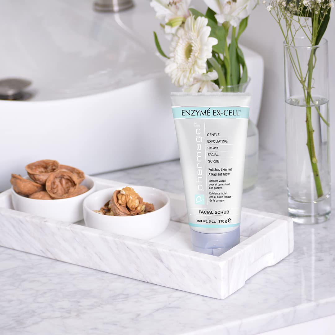 Pharmagel Enzima Ex-Cell, piel con brillo más radiante tras exfoliación suave.