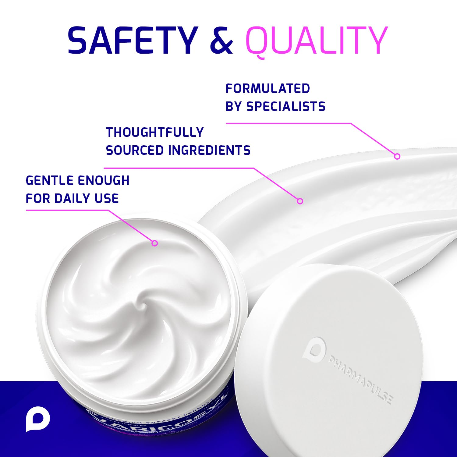 Pharmapulse Varicosyl Crema Textura Sin Grasa: absorbe rápido y deja sensación ligera.