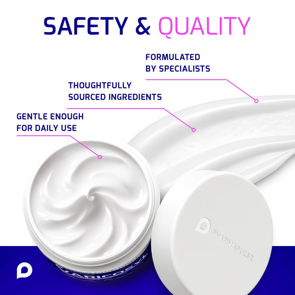 Pharmapulse Varicosyl Crema Textura Sin Grasa: absorbe rápido y deja sensación ligera.