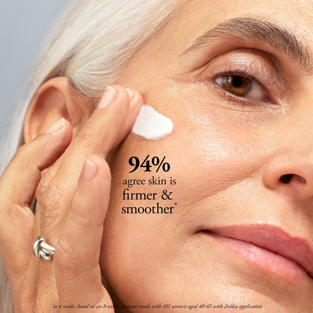 Crema philosophy rostro y cuello deja brillo radiante en la piel.