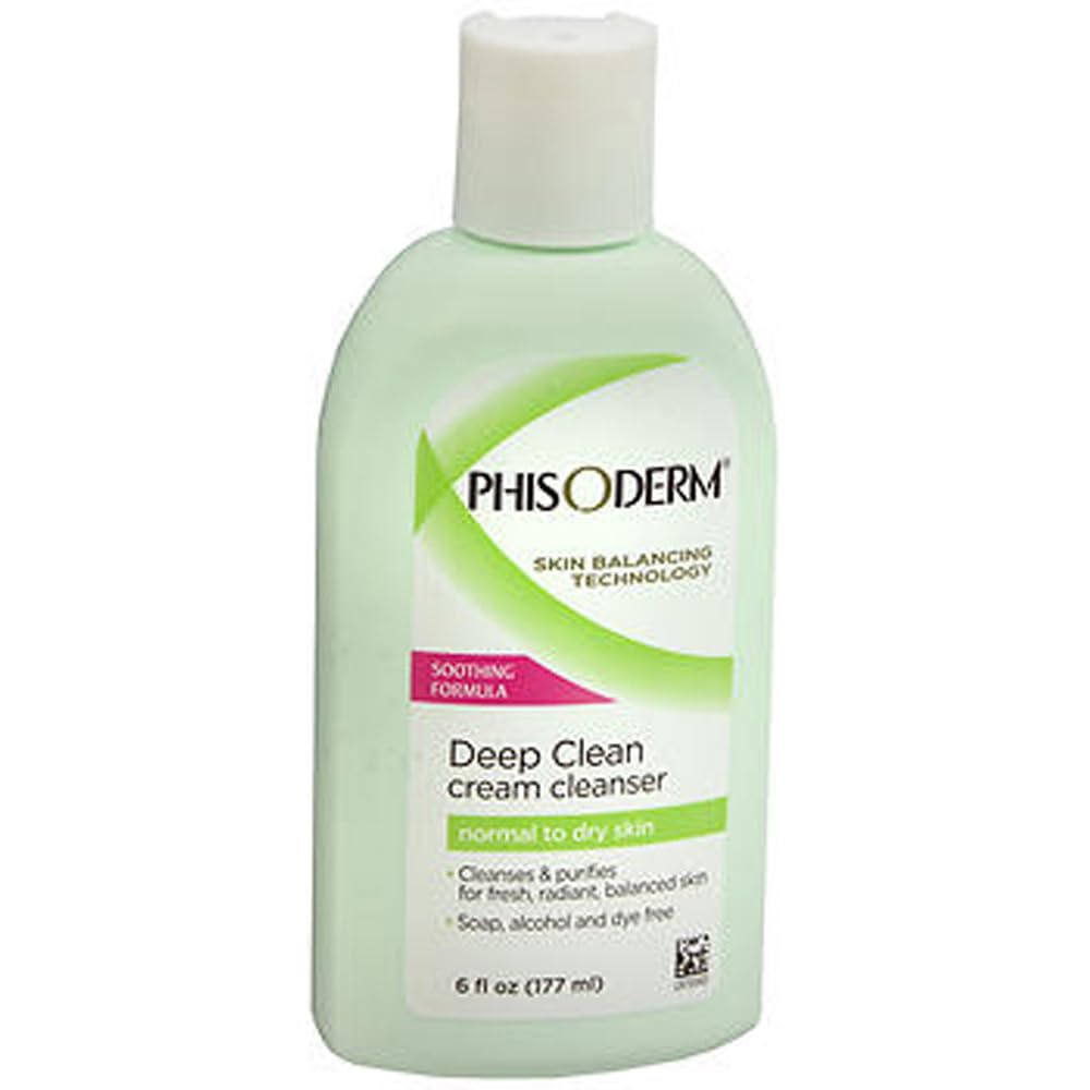 Phisoderm crema limpiadora profunda para piel normal a seca, limpia suavemente sin resecar