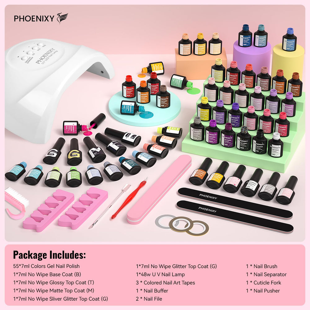 Regalo ideal para mujeres con conjunto de uñas Phoenixy