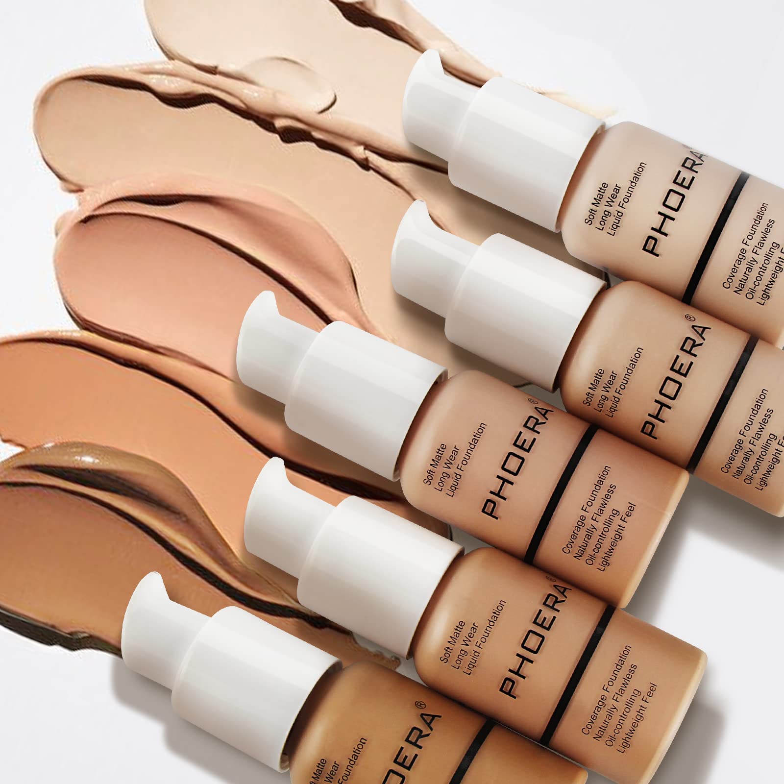 Phoera Foundation, cobertura completa para corregir imperfecciones de tono.