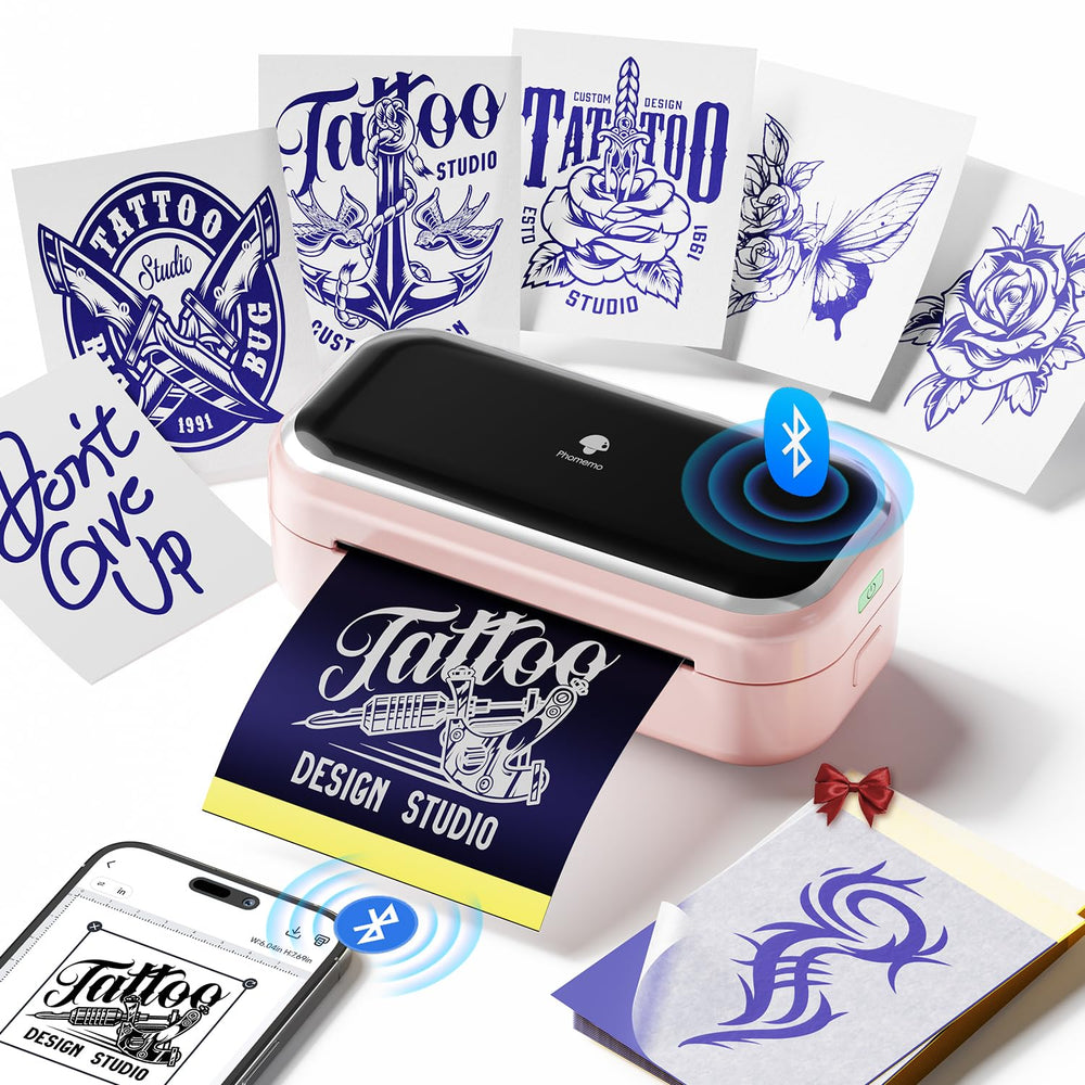Phomemo TP31 impresora-tatuaje-mini para pruebas rápidas en casa o estudio