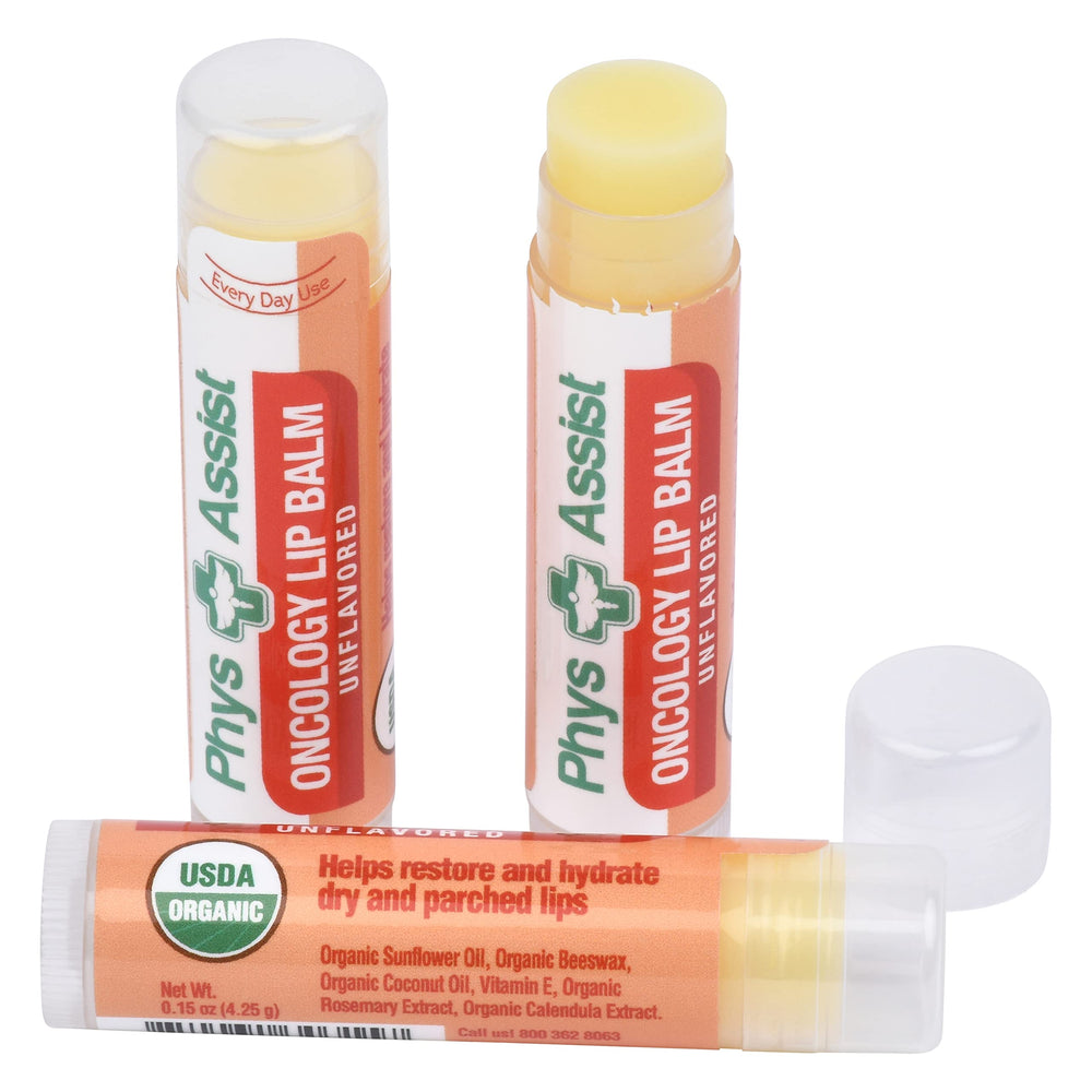 Envase práctico del bálsamo labial PhysAssist para el bolso.
