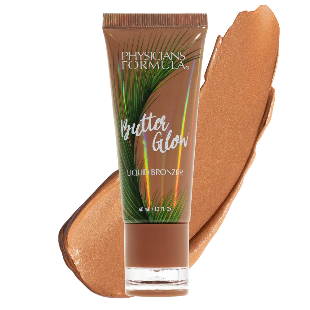physicians formula bronceador liquido brillo de mantequilla: aplicación suave para bronceado natural