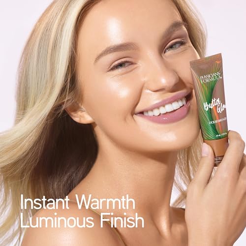 physicians formula bronceador liquido brillo de mantequilla: iluminación suave que realza tono