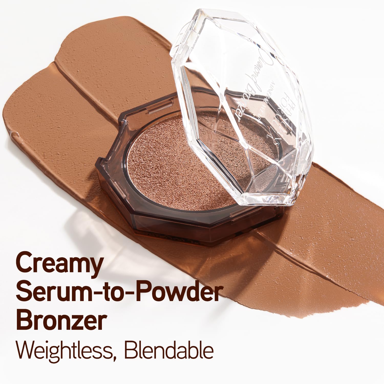 Bronceador Diamante de Physicians Formula: aplicación suave sin talco para piel sensible.