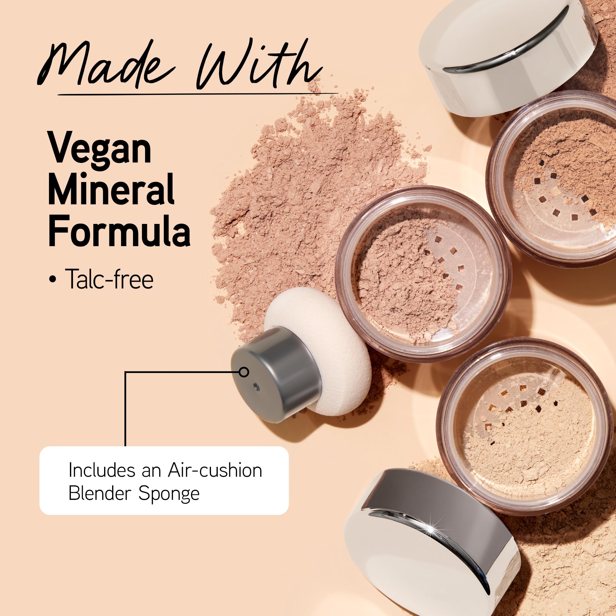 Envase compacto y ergonómico, ideal para retoques en cualquier lugar.