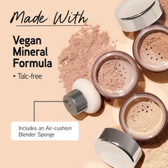 Envase compacto y ergonómico, ideal para retoques en cualquier lugar.