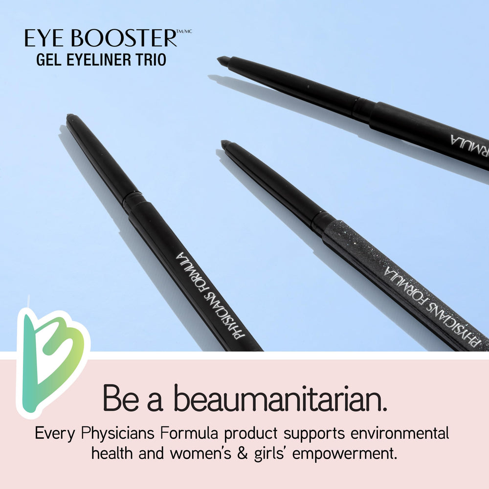 Physicians Formula Eye Booster Gel delineador, complejo fortalecedor de pestañas en la fórmula.
