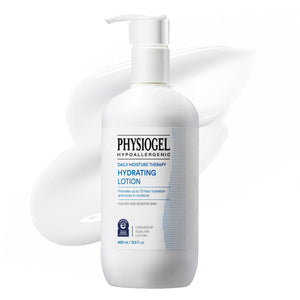Physiogel DMT crema corporal 72 h para hidratación profunda de piel suave.