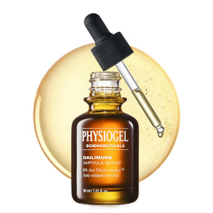 Physiogel ampolla de vitamina C en botella, ilumina la tez con vitamina C