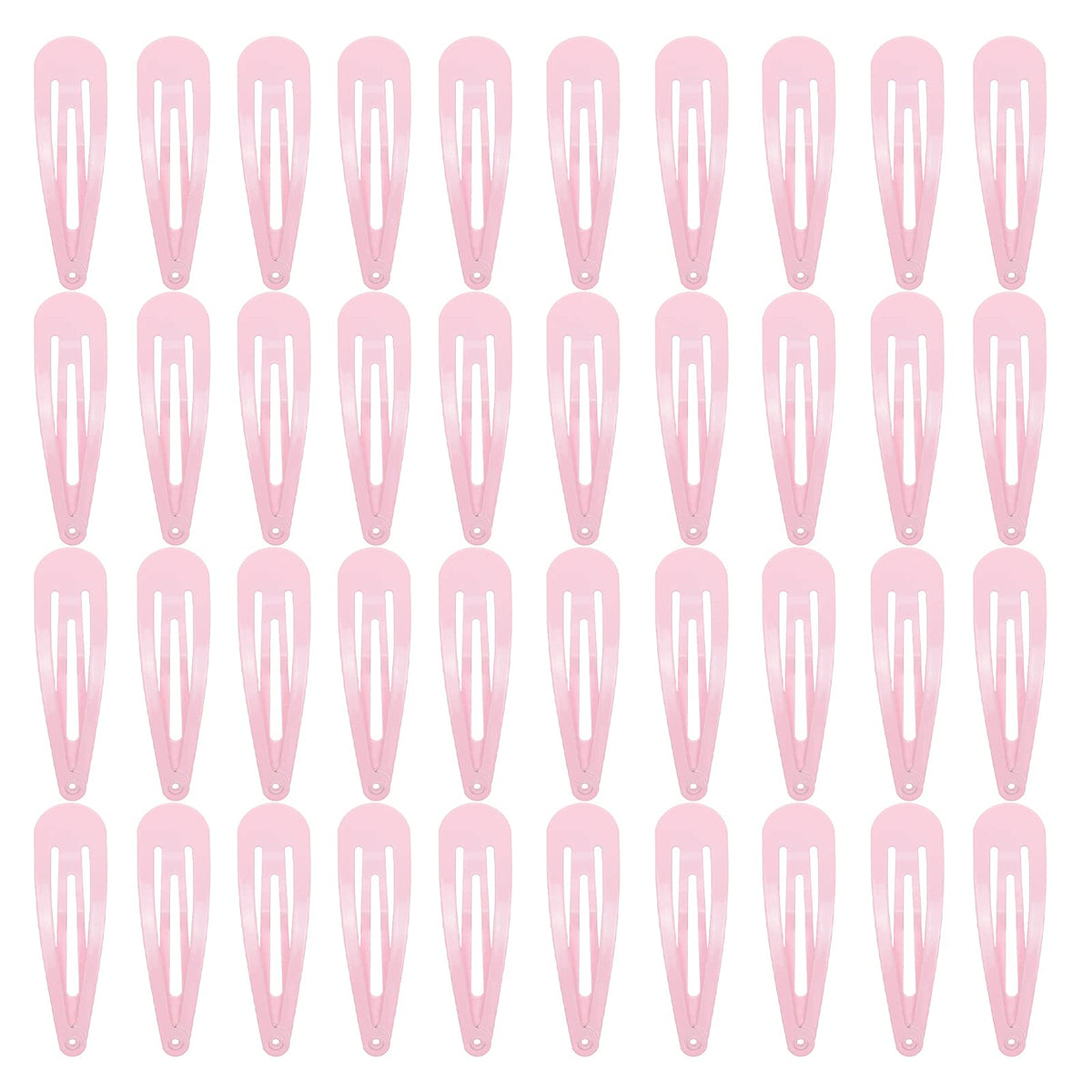 Pinza metálica rosa PIDOUDOU de 2 pulgadas para fijar peinados diarios