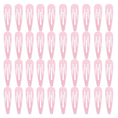 Pinza metálica rosa PIDOUDOU de 2 pulgadas para fijar peinados diarios