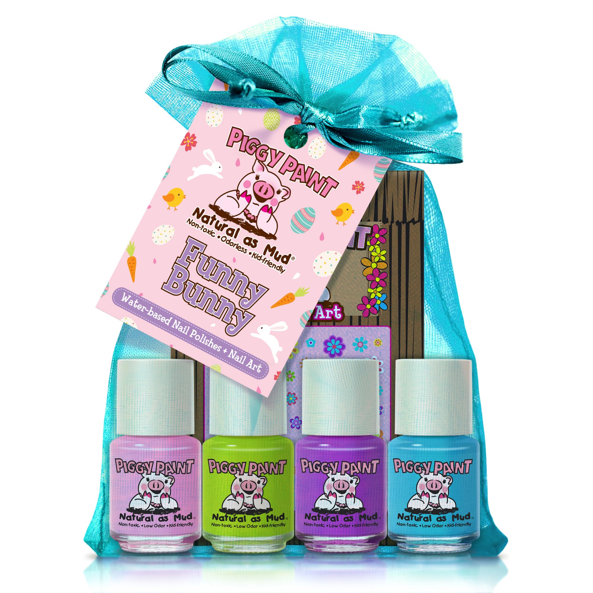 Piggy Paint esmalte Funny Bunny, set de regalo seguro para uñas infantiles