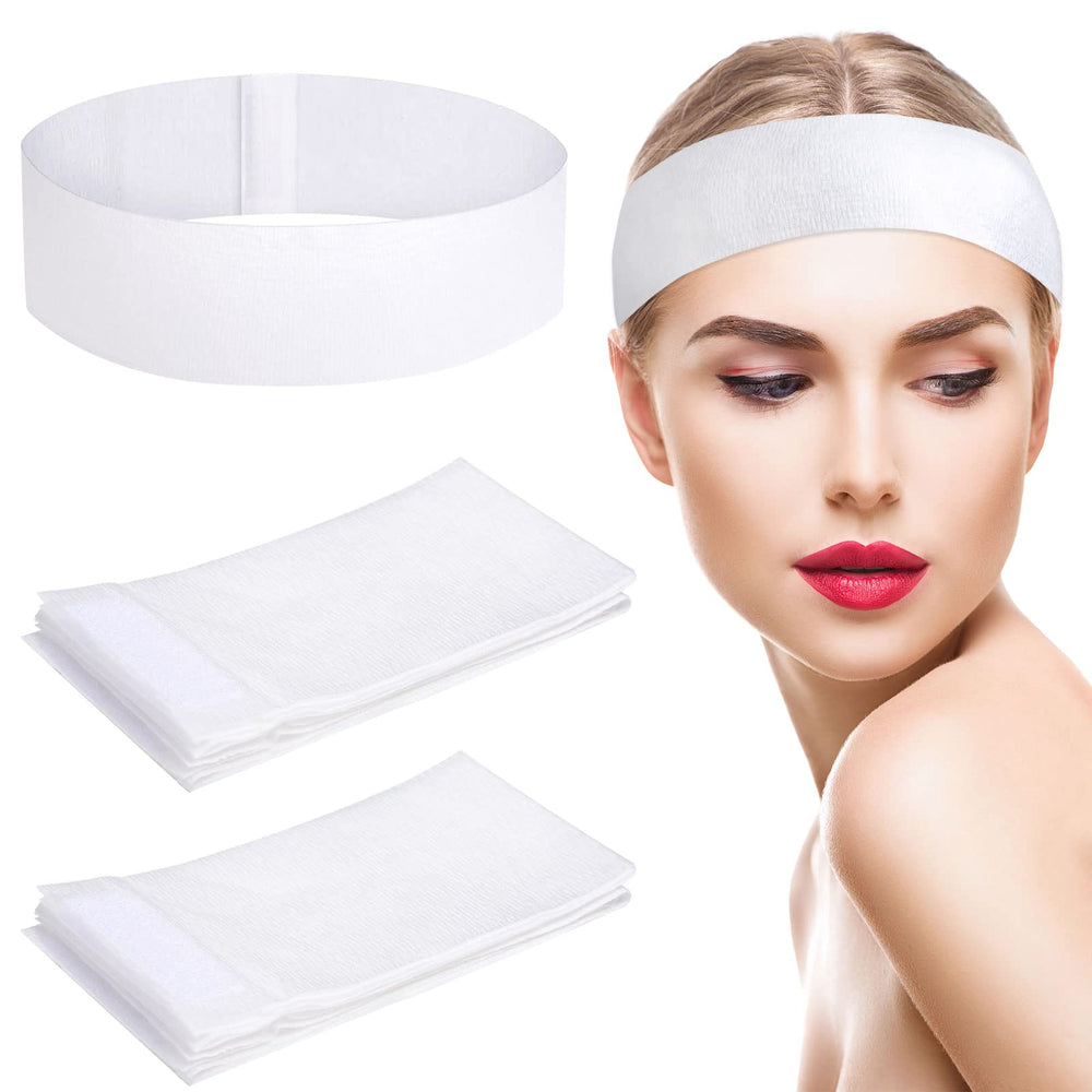 Pimoys banda facial desechable para spa en casa, suave y cómodo durante la limpieza