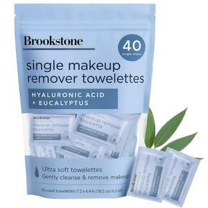 Pink Sky Brookstone desmaquillante individual, toallita ultra suave para limpieza delicada.
