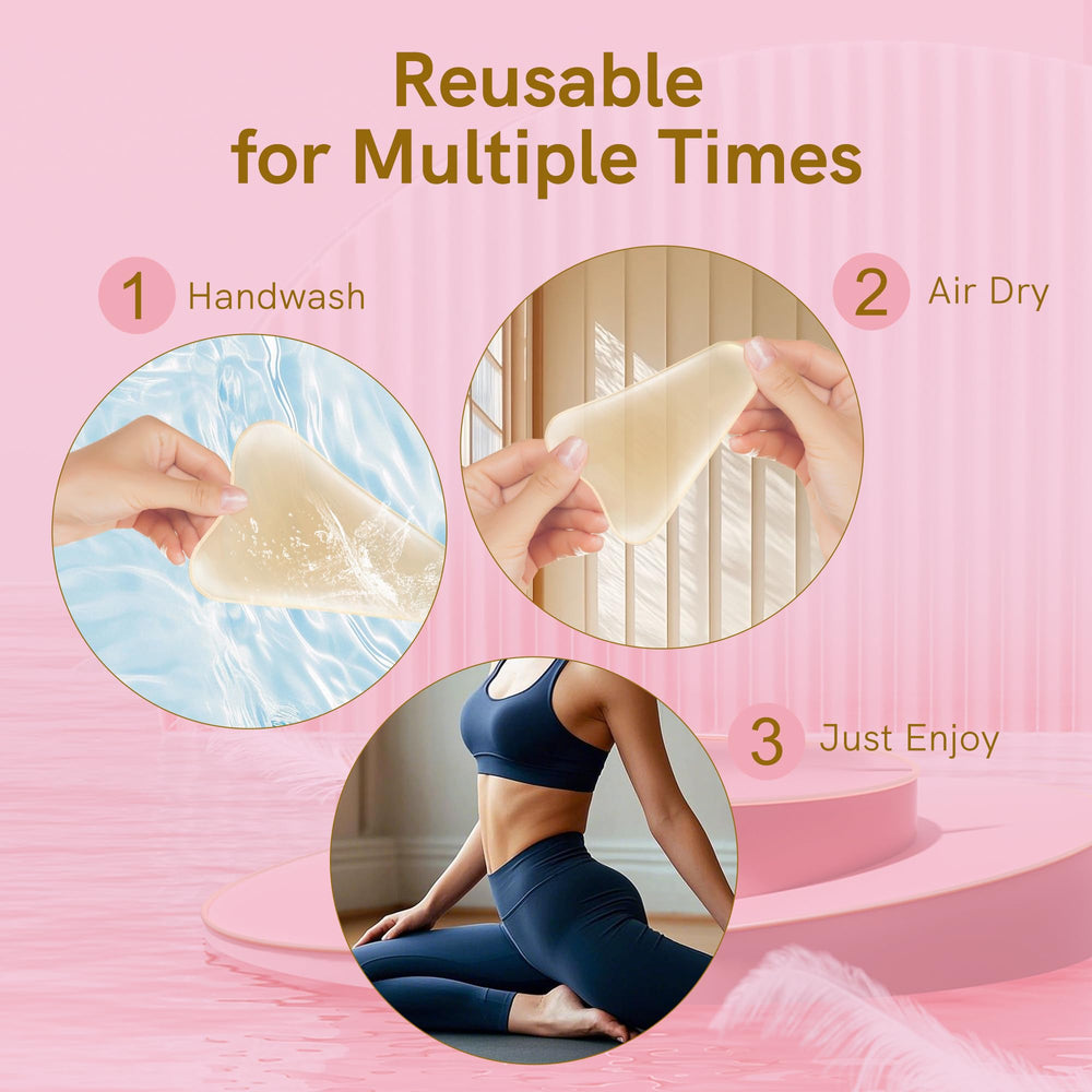 PINKMOLI: Reutilizables y resistentes al lavado para prendas de entrenamiento y trajes de baño