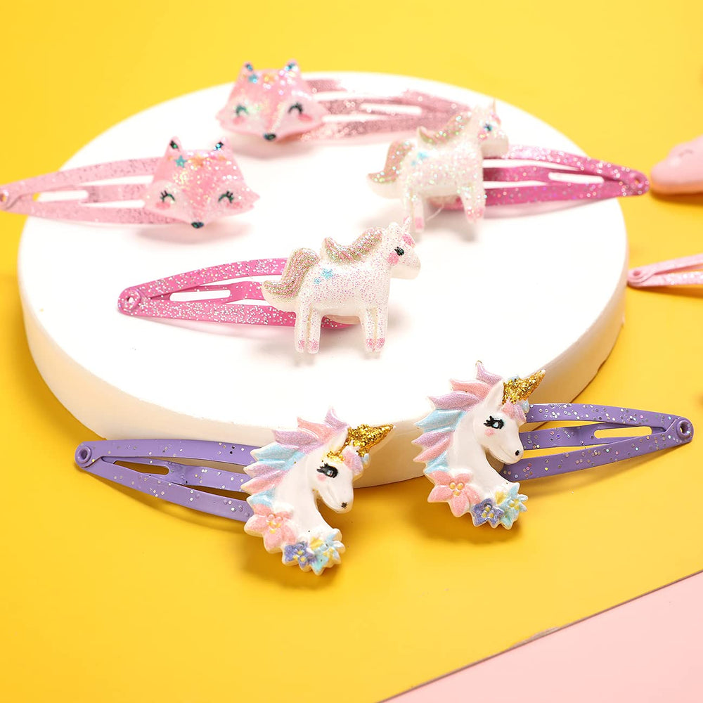 PinkSheep nube arcoiris: clip suave para cabellos infantiles.
