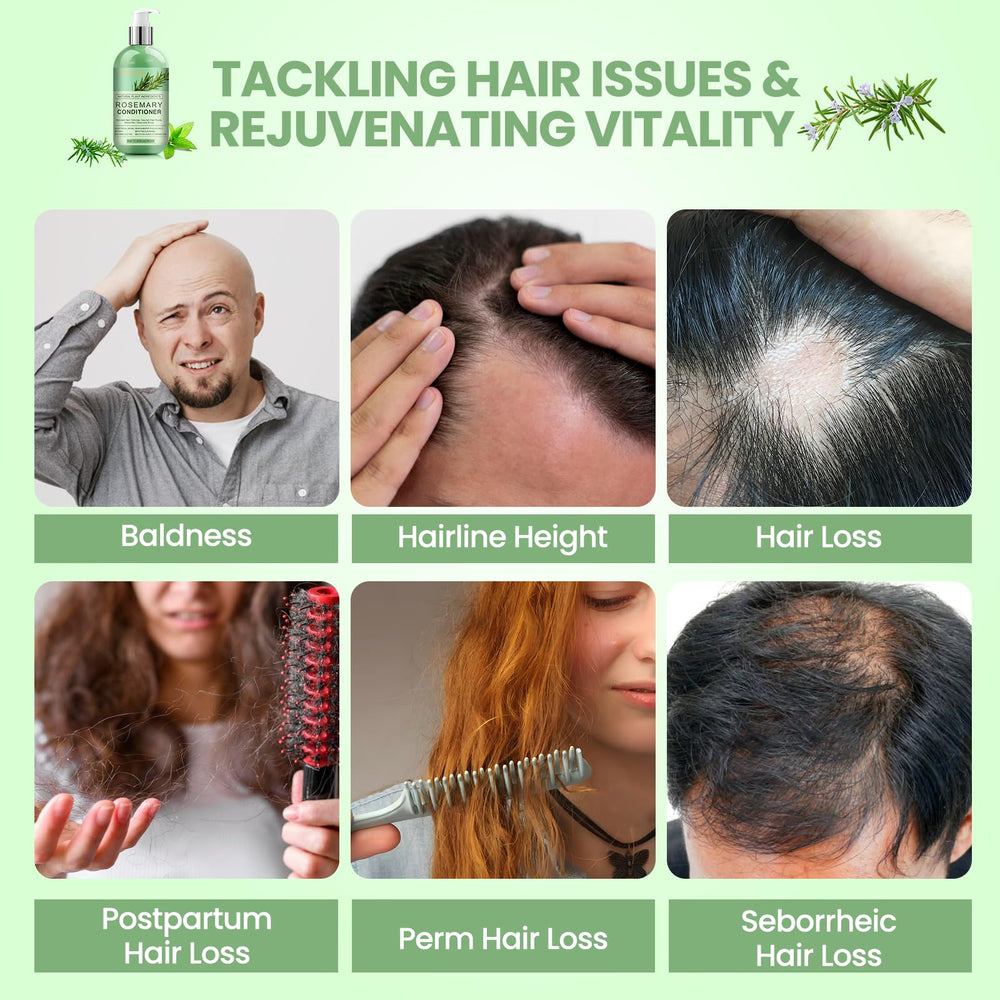 PIPIHUA Condicionador Romero, primer plano de ingredientes naturales para el cabello.