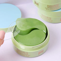 Pixi DetoxifEYE espátula incluida facilita separar parches