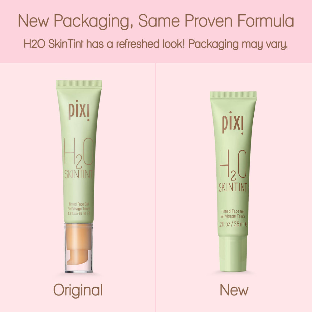 Pixi H2O SkinTint perfila el tono y minimiza enrojecimientos de forma natural.