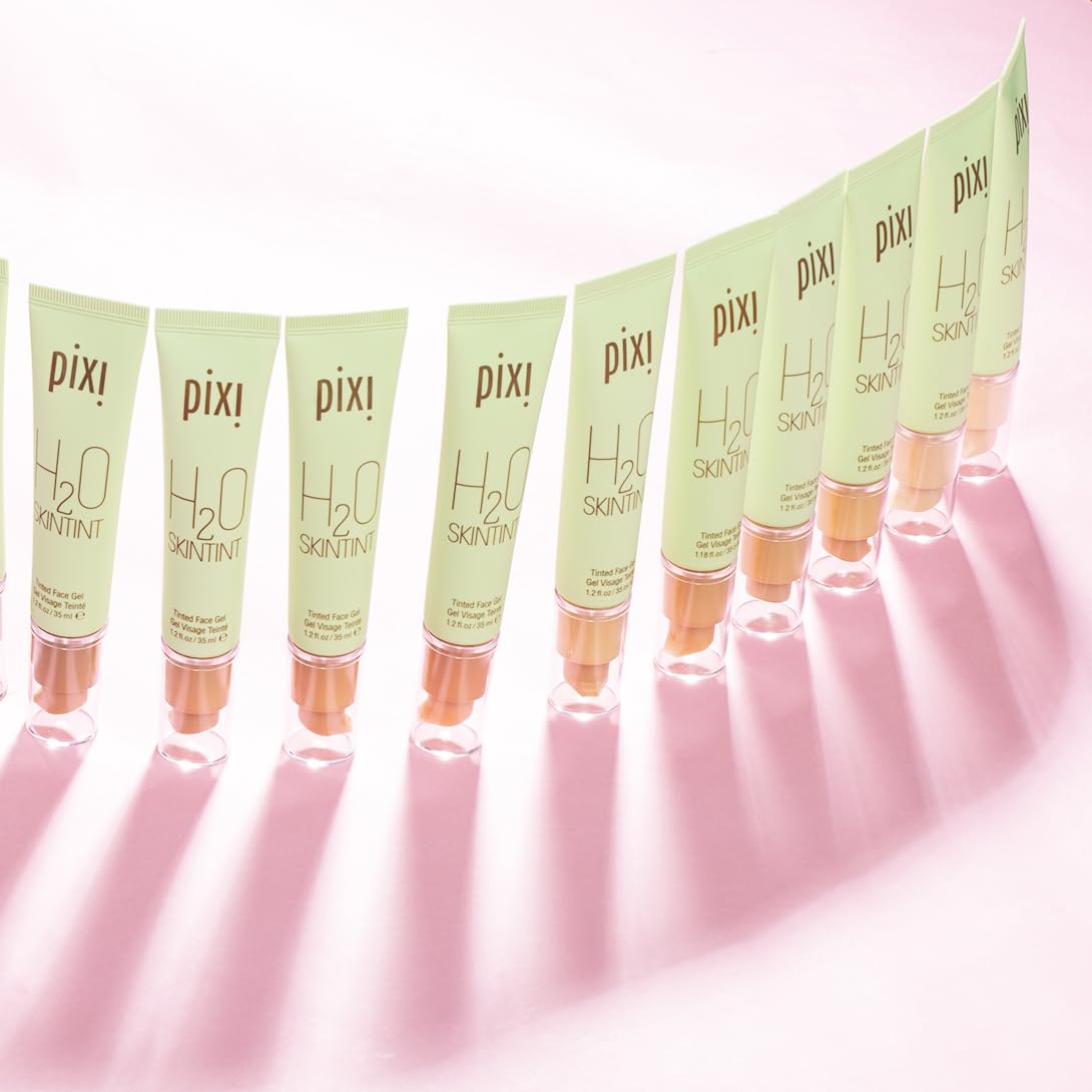 Pixi H2O SkinTint apto para todo tipo de piel, vegano y sin fragancia.