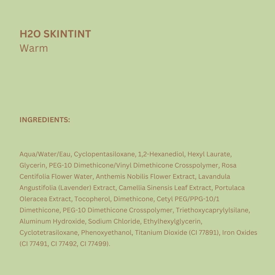 Piel luminosa con Pixi H2O SkinTint unifica tono sin aspecto pesado.
