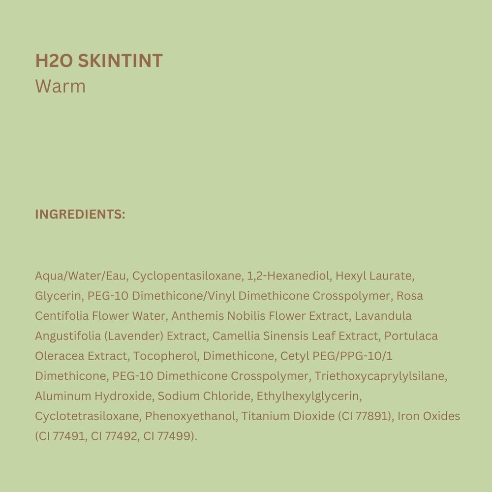 Piel luminosa con Pixi H2O SkinTint unifica tono sin aspecto pesado.