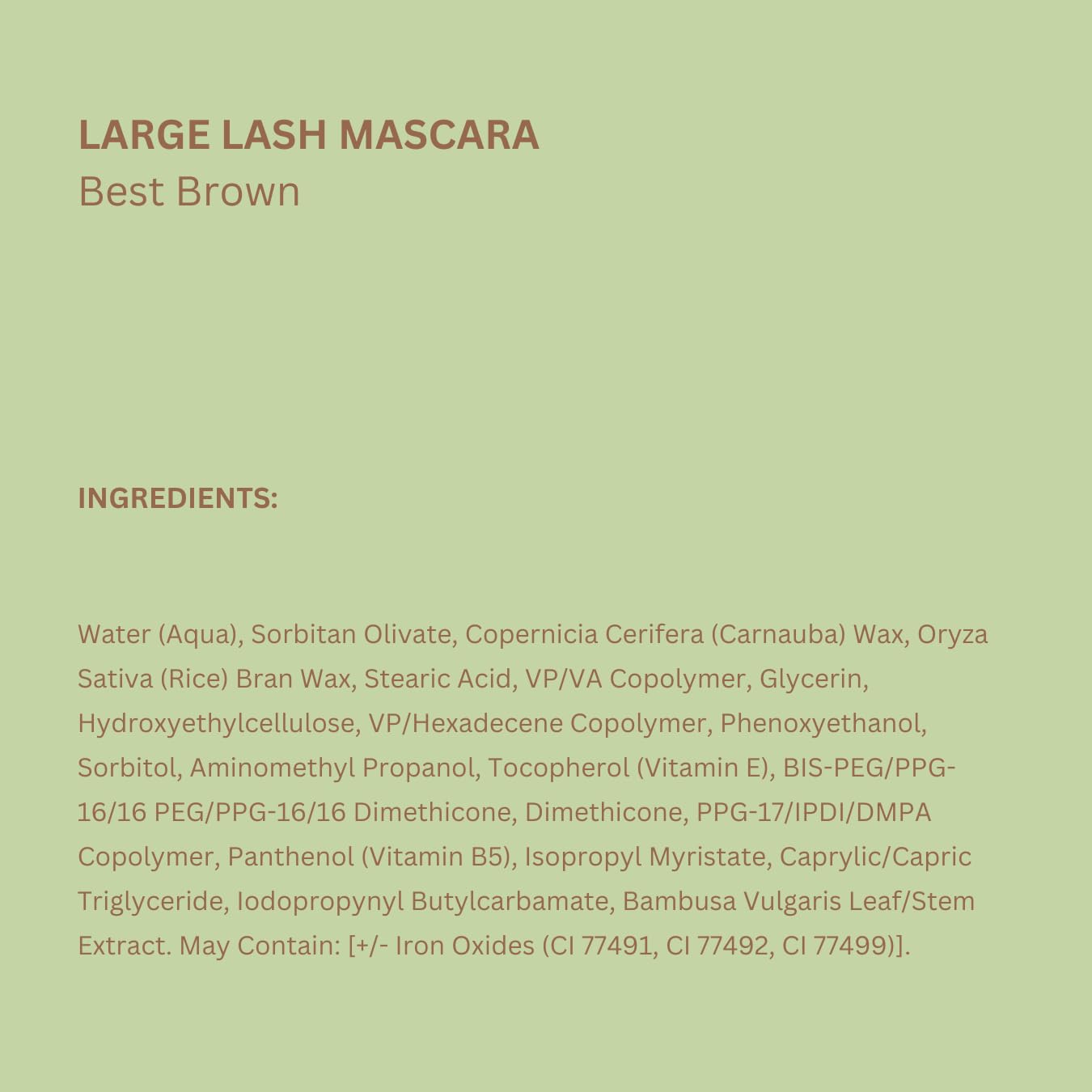 Pixi Large Lash Máscara aplicación precisa para resultados duraderos.