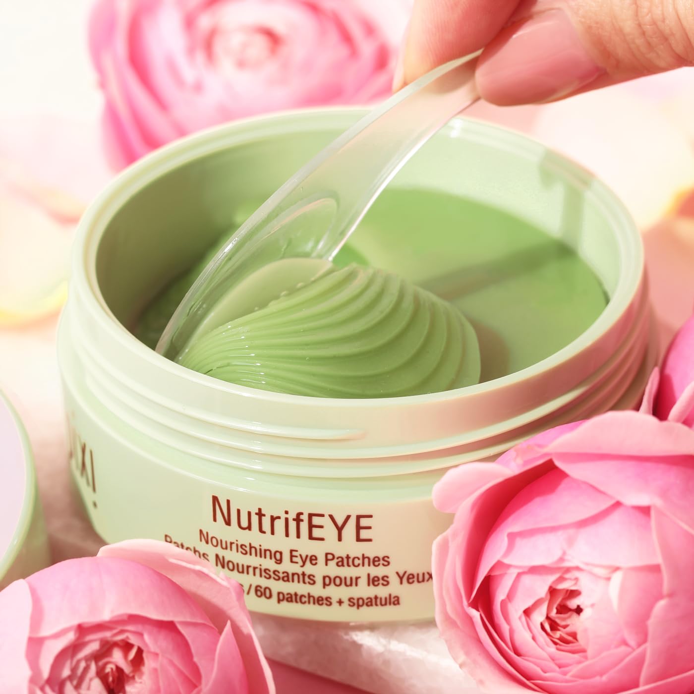 Pixi NutrifEYE parche ojeras calmante para descongestión rápida.