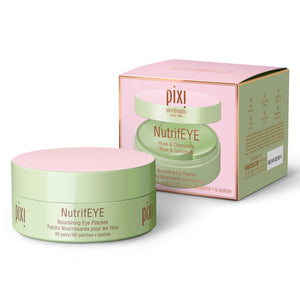 Pixi NutrifEYE parche ojeras rosa para hidratación suave.