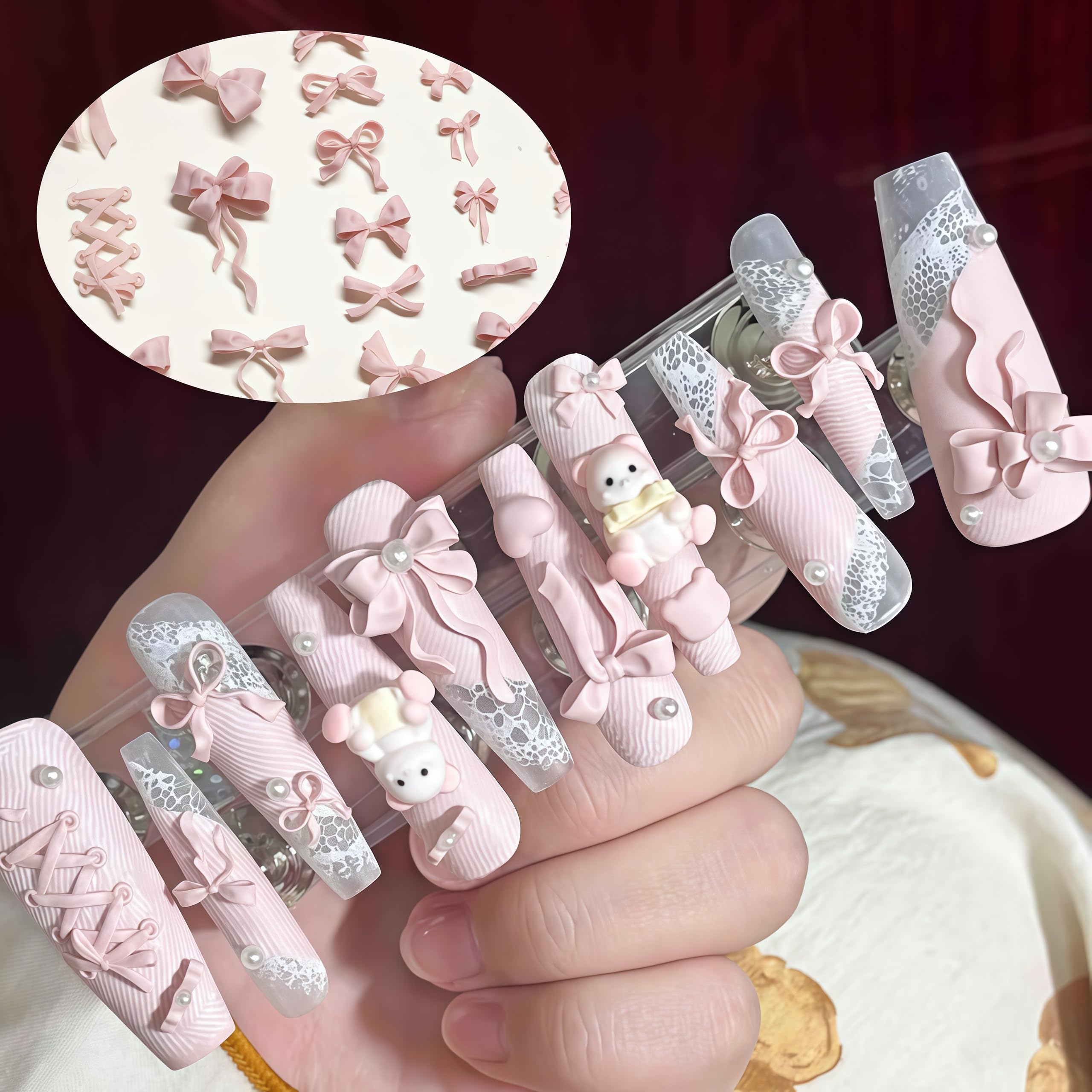 Pizadix Lazo Mini, detalle para uñas con acabado delicado.