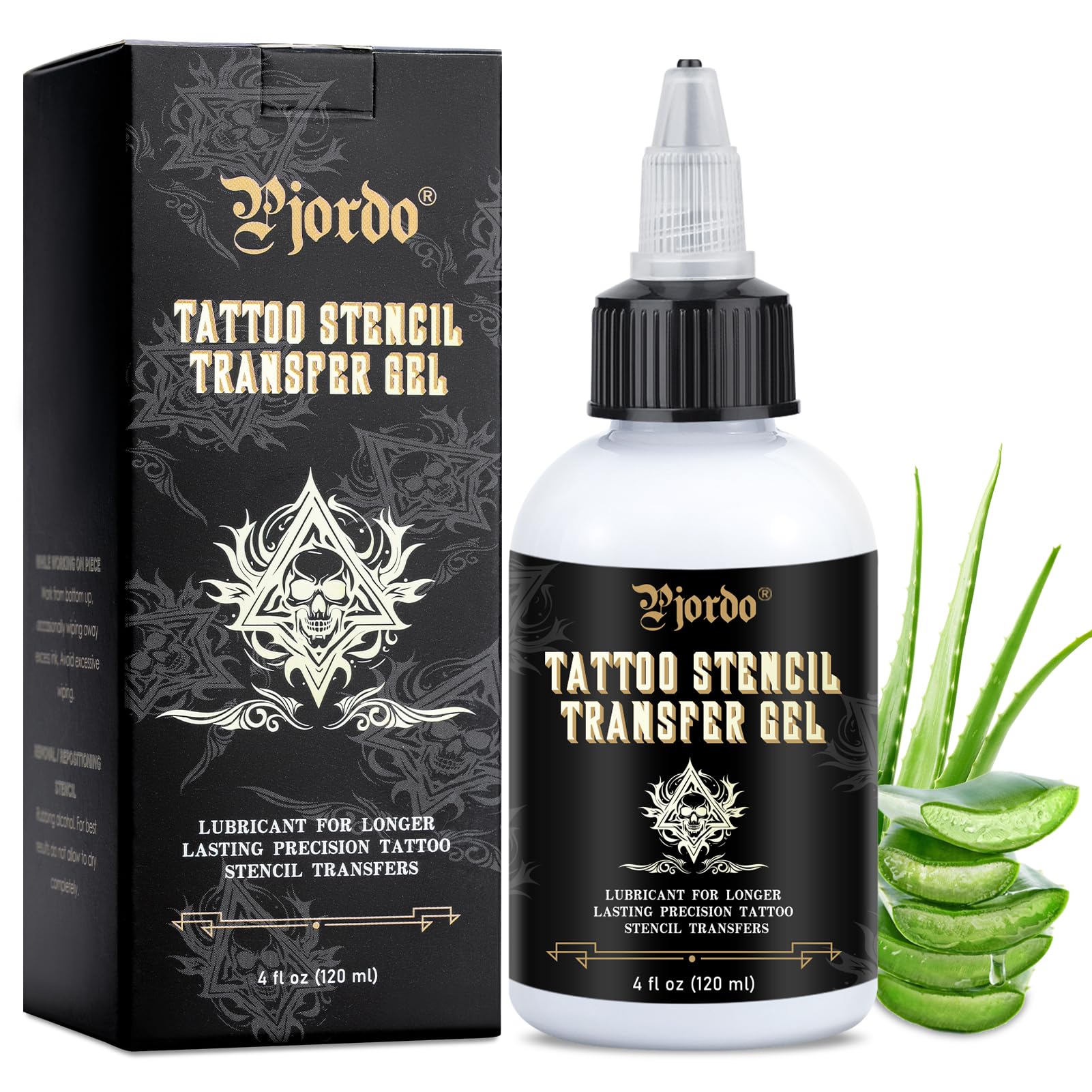 Pjordo gel de transferencia para esténciles de tatuaje: transferencia clara y duradera en la piel